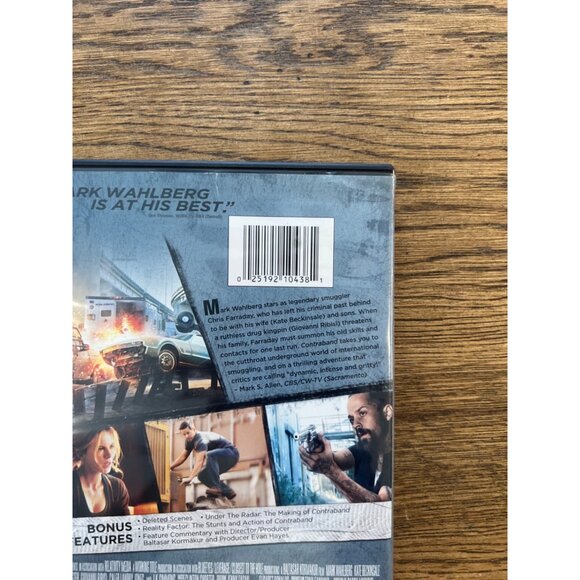 Contraband 2012 DVD Mark Wahlberg Kate Beckinsale Action Thriller Pre-Owned - Picture 4 of 4